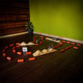KeoMxPro dirt bike track for kids with motocross jumps and obstacles